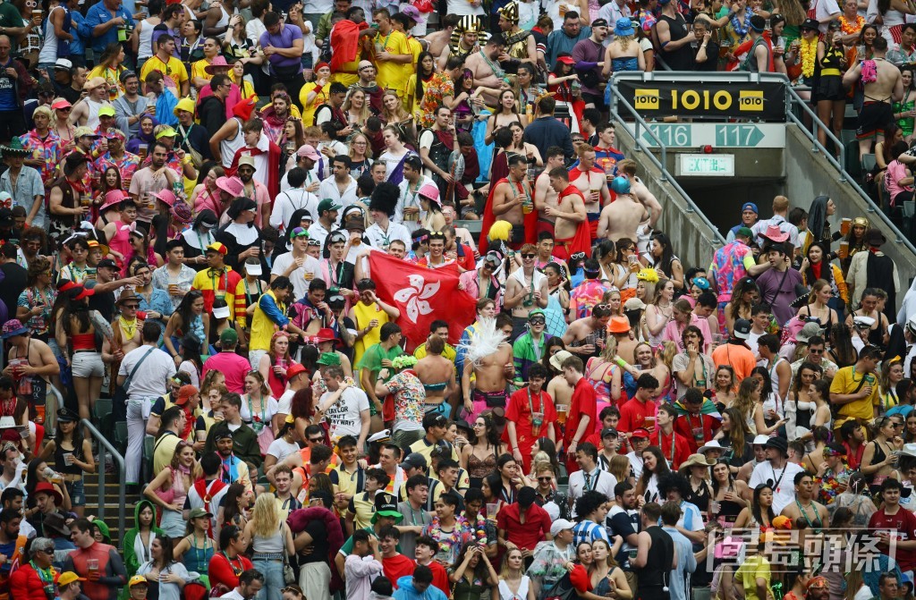 香港國際七人欖球賽一連三日在香港大球場舉行。蘇正謙攝