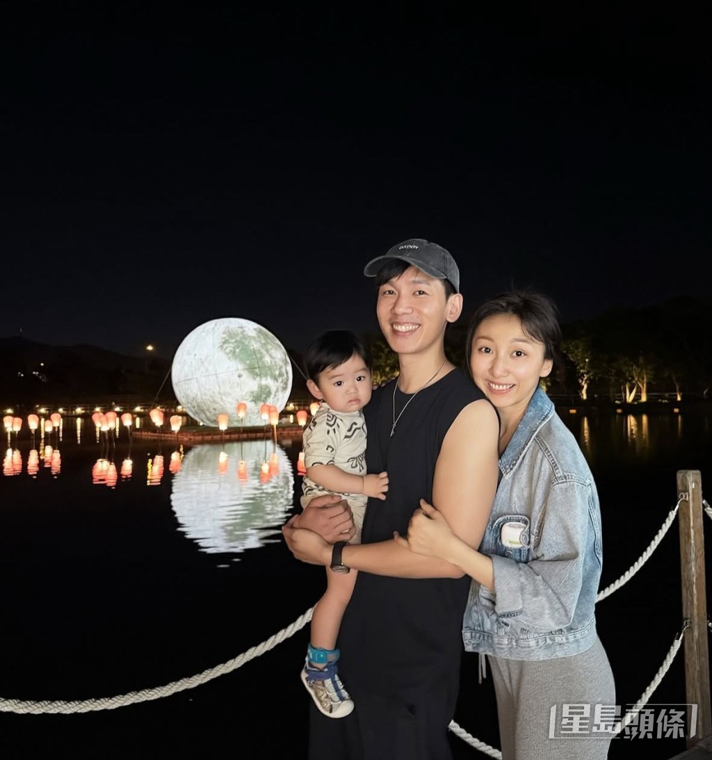 林奕匡與太太李靄璣合作組成幸福家庭。