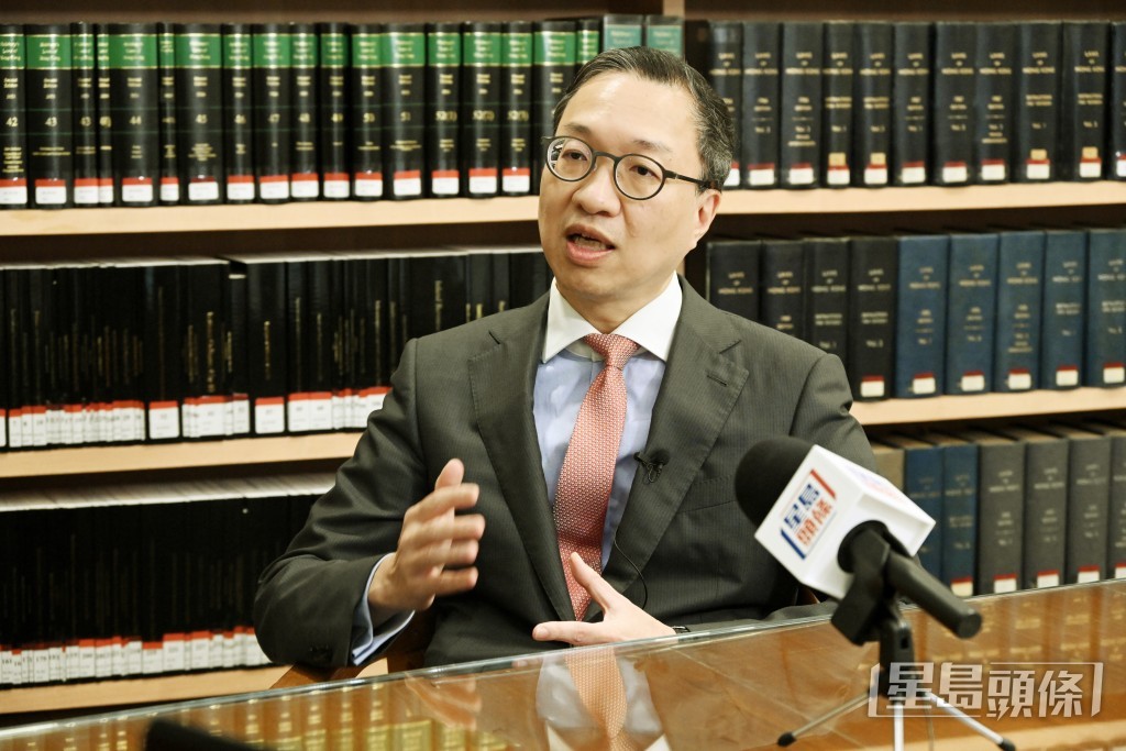 律政司司長林定國。資料圖片 律政司司長林定國。資料圖片