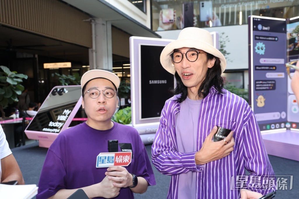 兩人笑言忙碌歸忙碌、搵錢還搵錢。