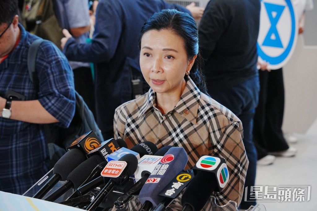 零售管理協會主席謝邱安儀。汪旭峰攝 零售管理協會主席謝邱安儀。汪旭峰攝