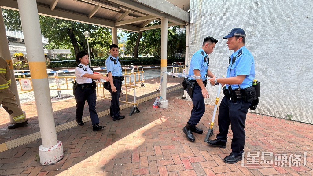 警員到場調查。林思明攝