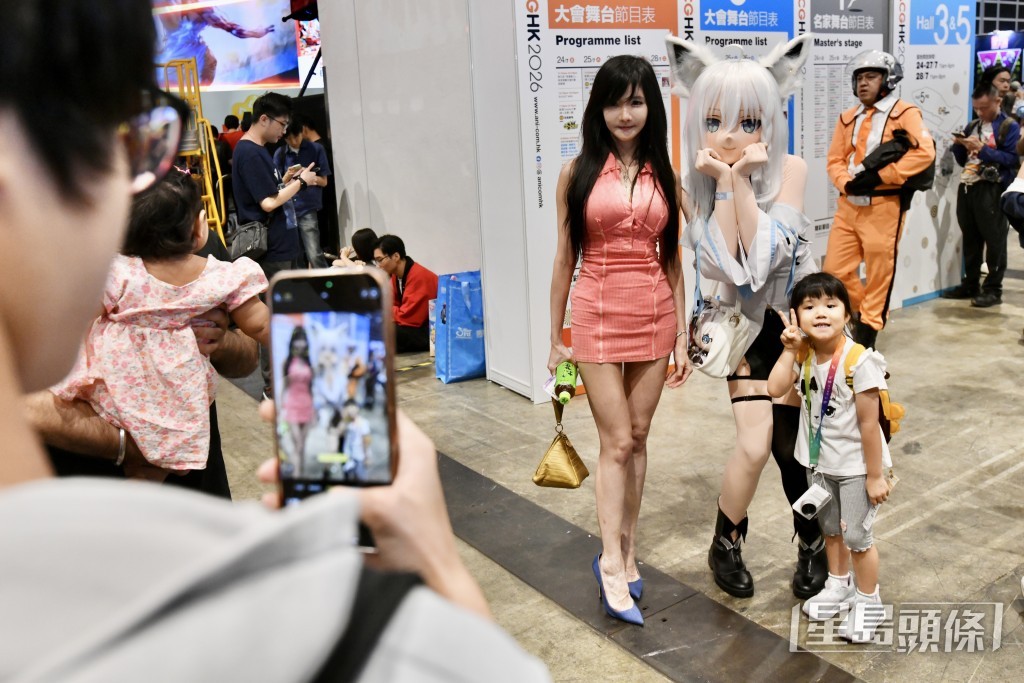 「香港動漫電玩展 2026」最後一天情況。