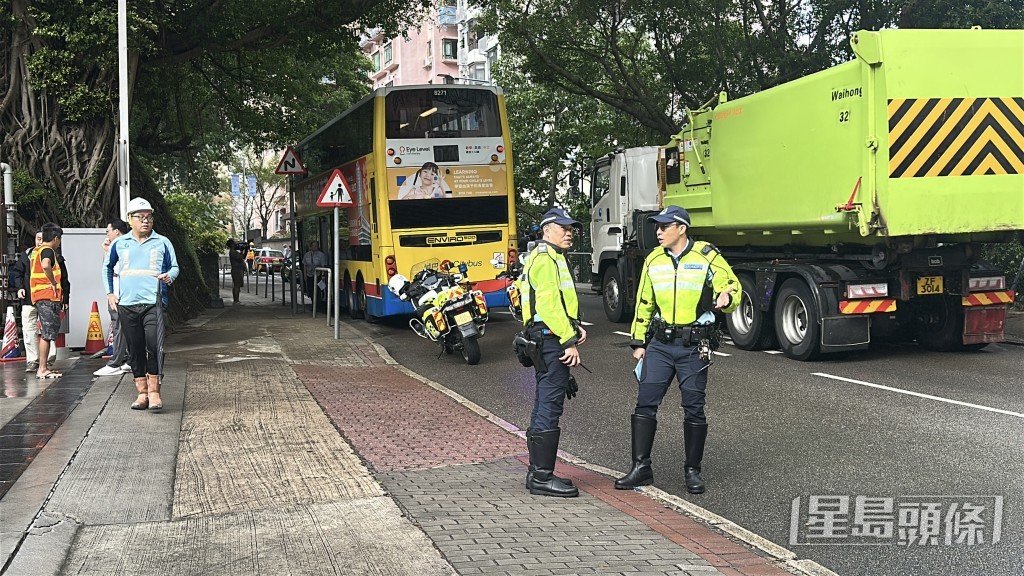 警員到場調查。