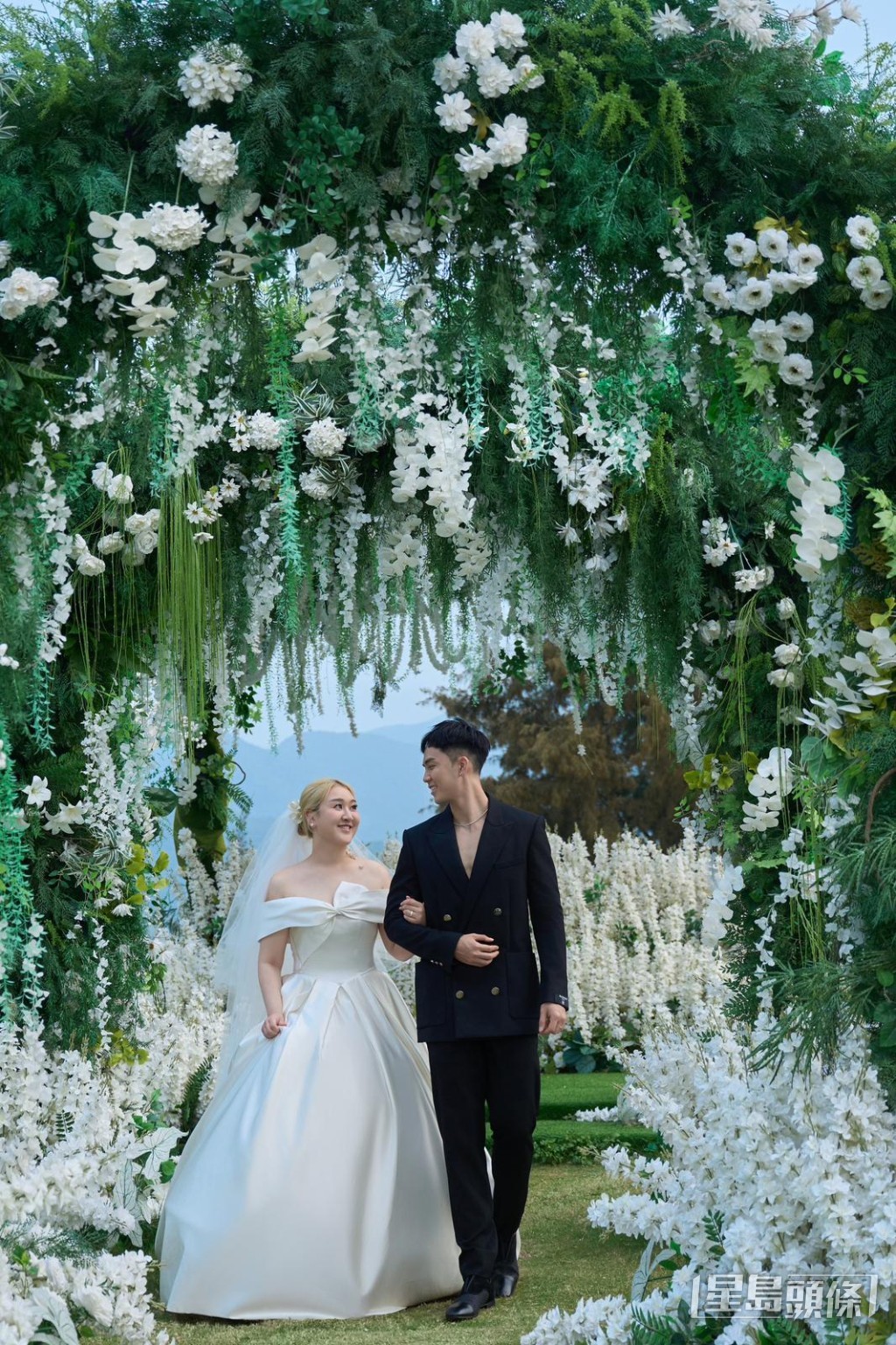 梁兆楹與伍富橋結婚三年經歷不少風雨。 梁兆楹與伍富橋結婚三年經歷不少風雨。