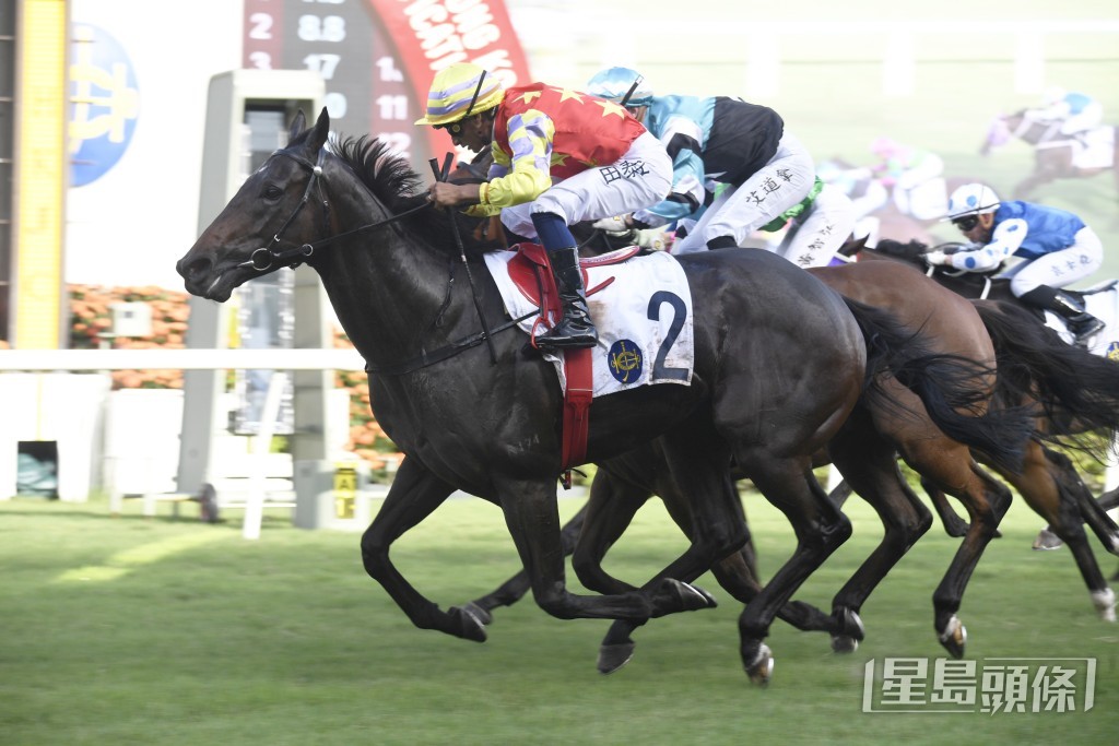 「佛亮老撾」剛戰終於贏得在港首場頭馬。 「佛亮老撾」剛戰終於贏得在港首場頭馬。