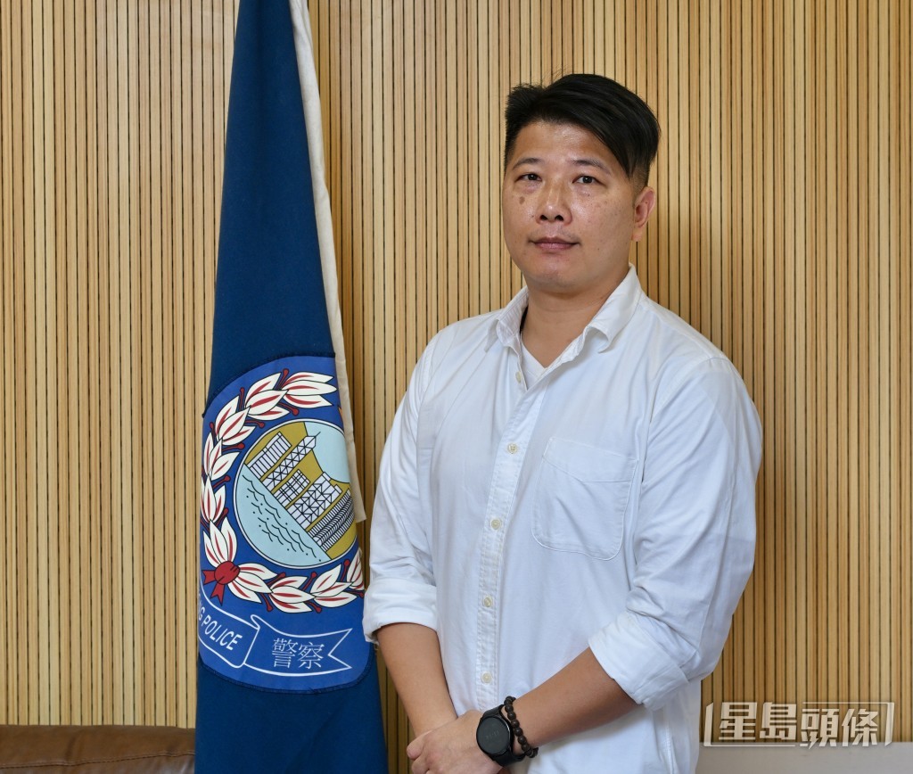 蔡家駿在父親薰陶下，自幼立志投身警隊。蘇正謙攝