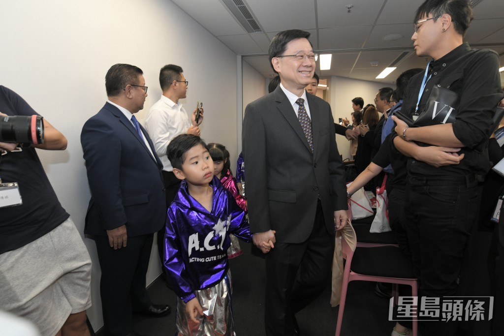 行政長官李家超出席開幕禮。黃偉強攝 行政長官李家超出席開幕禮。黃偉強攝