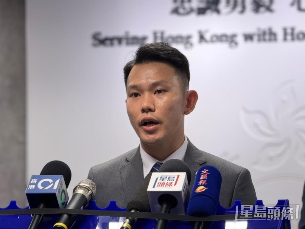 深水埗警區刑事總督察黃泳洪。