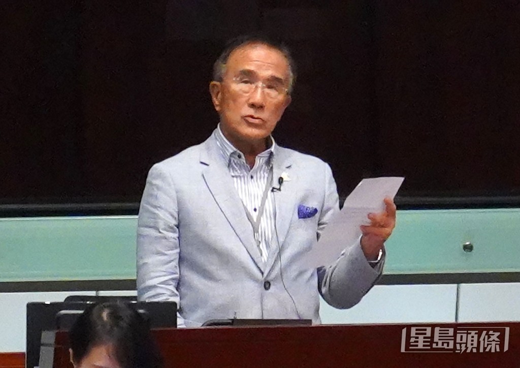 實政圓桌召集人、立法會議員田北辰。資料圖片 實政圓桌召集人、立法會議員田北辰。資料圖片