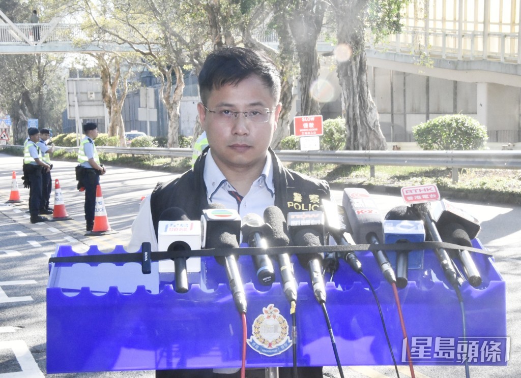 警方有組織罪案及三合會調查科總督察黃宇徽交代最新案情。