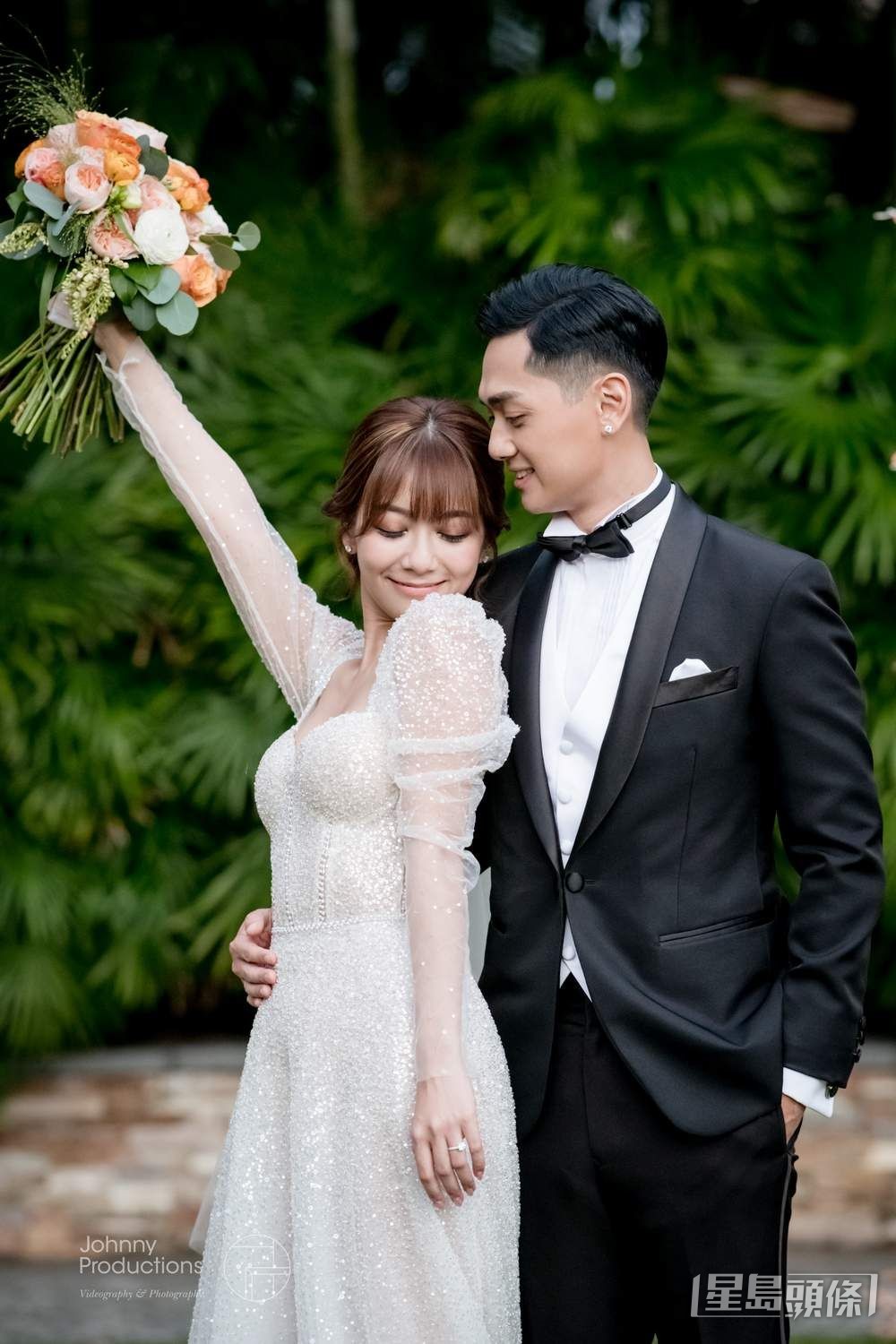 兩人2020年結婚,正面對「七年之癢」。 兩人2020年結婚,正面對「七年之癢」。