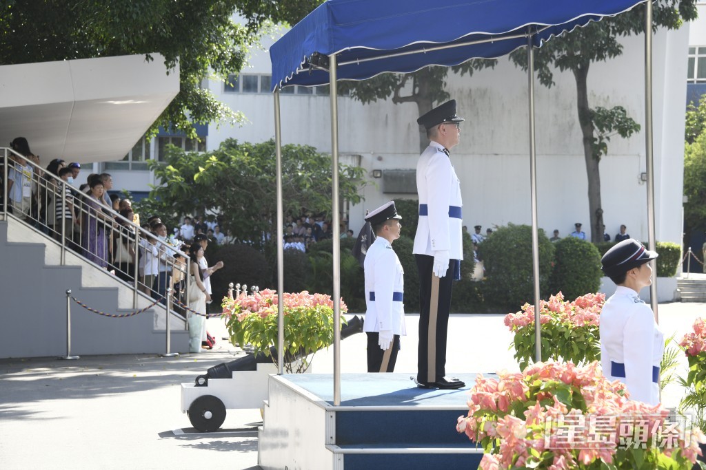 警务处副处长(国家安全) 简启恩勉励警员要持守着加入警队“儆恶惩奸”的初心。 