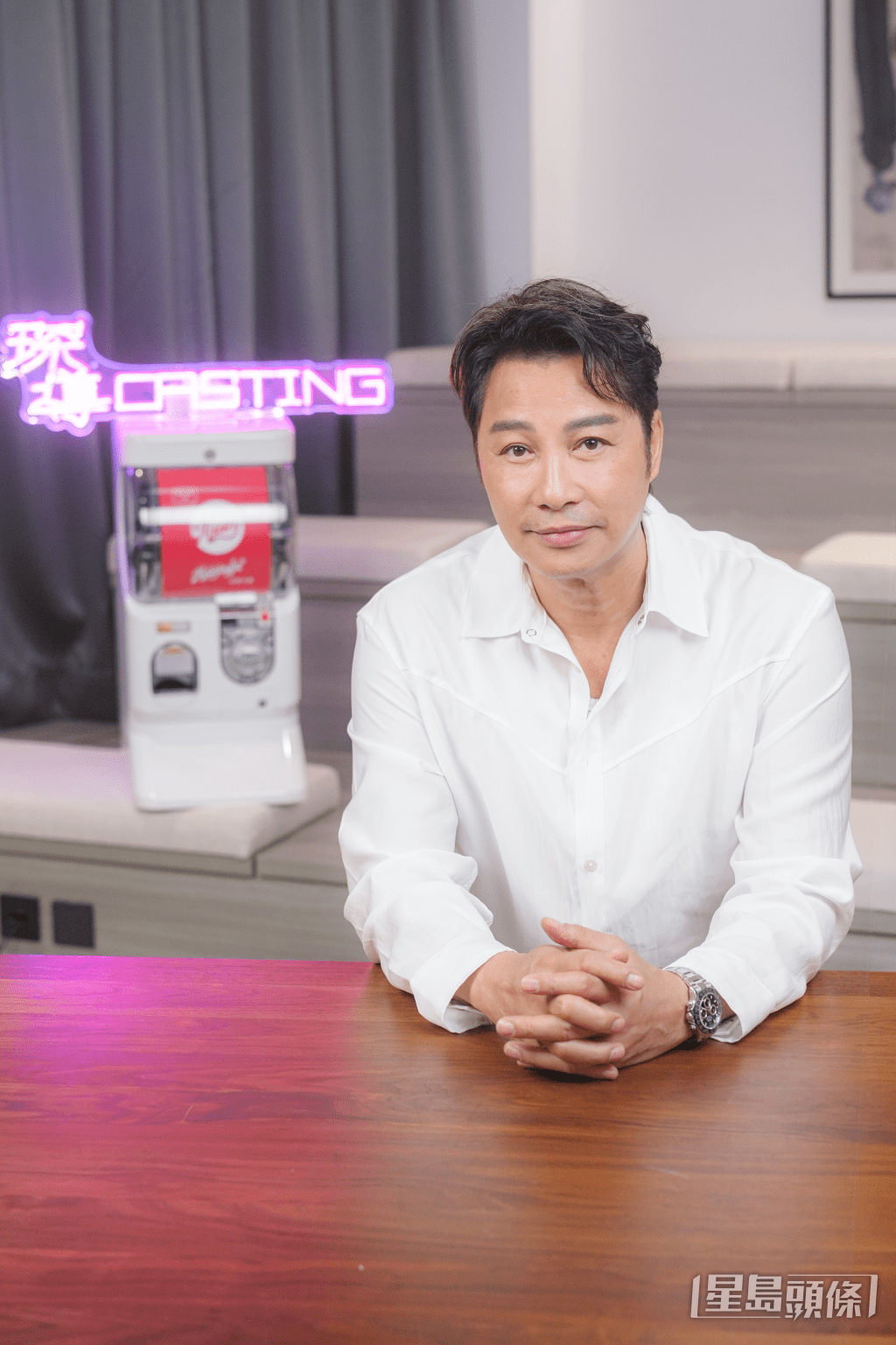 近日譚獲邀擔任葉念琛網台節目《琛導Casting》嘉賓。 近日譚獲邀擔任葉念琛網台節目《琛導Casting》嘉賓。