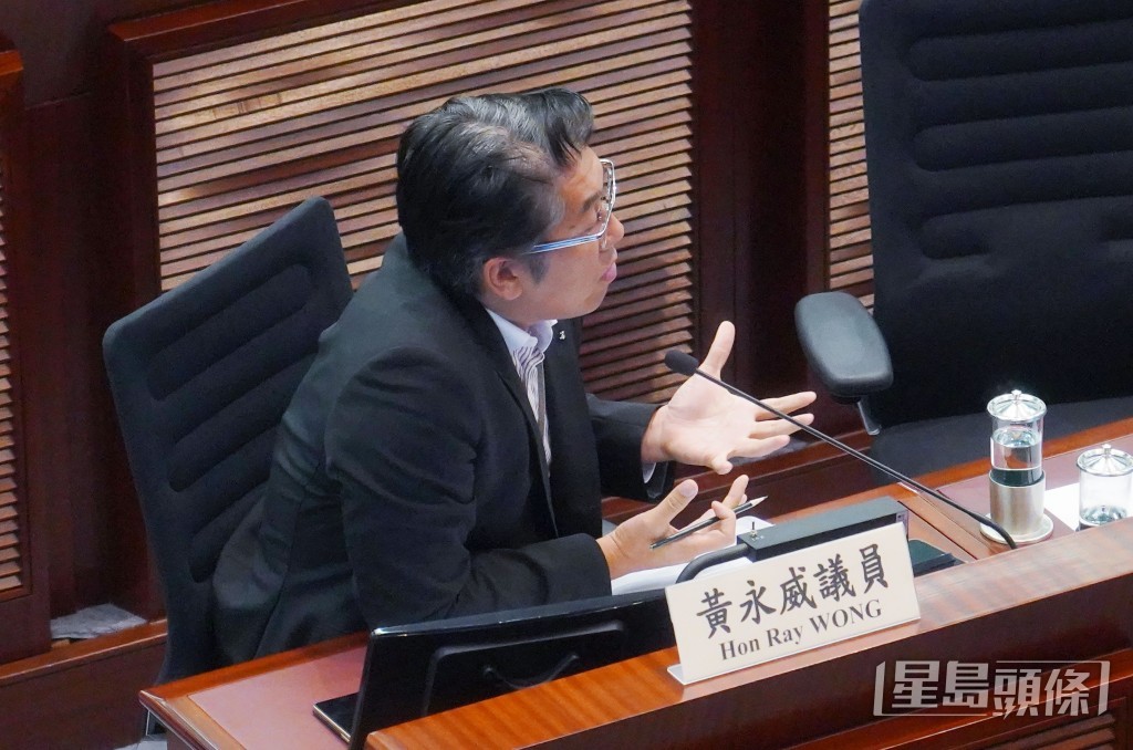 黃永威建議，應提升各行業僱員競爭力。