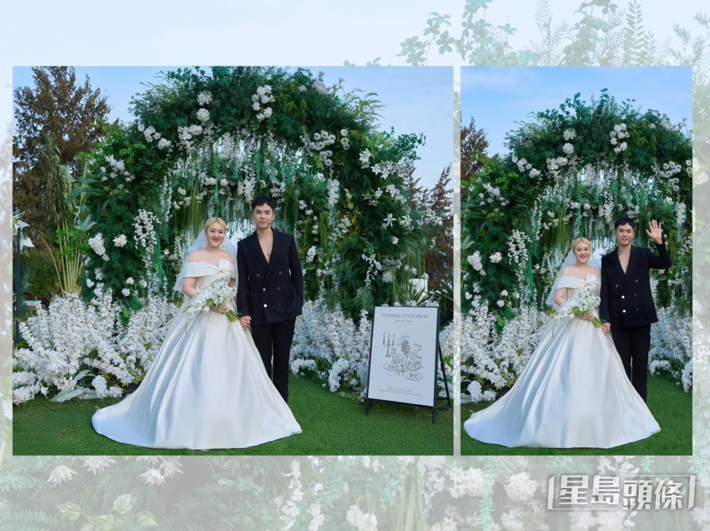 梁兆楹在相中形象大變,優雅且散發氣質。 梁兆楹在相中形象大變,優雅且散發氣質。