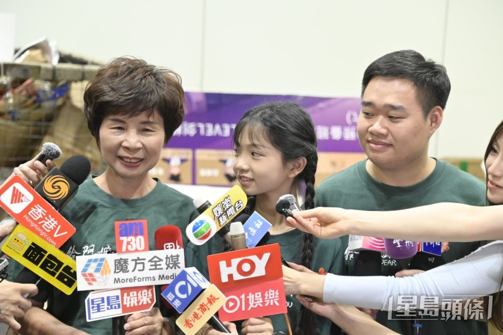 李德如訪問時大講潮州話。 李德如訪問時大講潮州話。