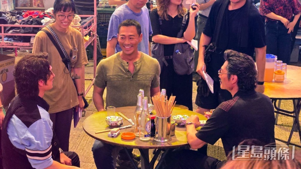 林峯開心笑樣。 林峯開心笑樣。