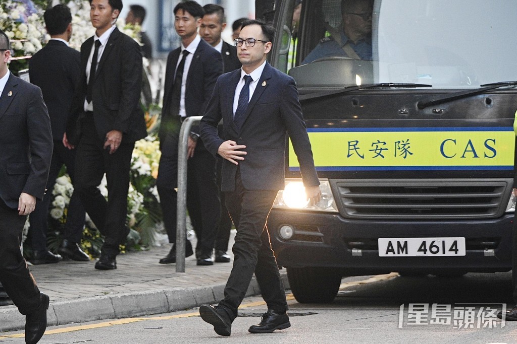 英皇集團副主席楊政龍到場。 英皇集團副主席楊政龍到場。