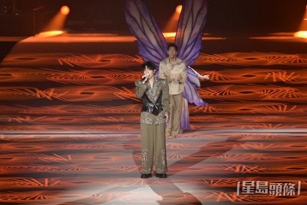 陳卓賢用心演出。 陳卓賢用心演出。