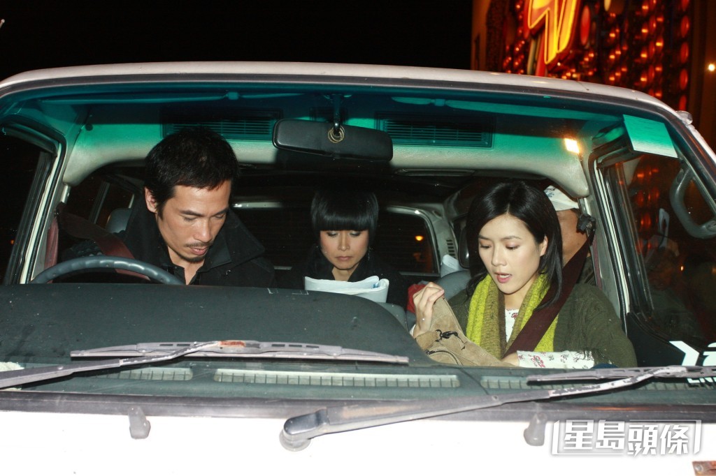 陈豪与陈茵媺拍摄2012年剧集《心战》饰演兄妹挞着。