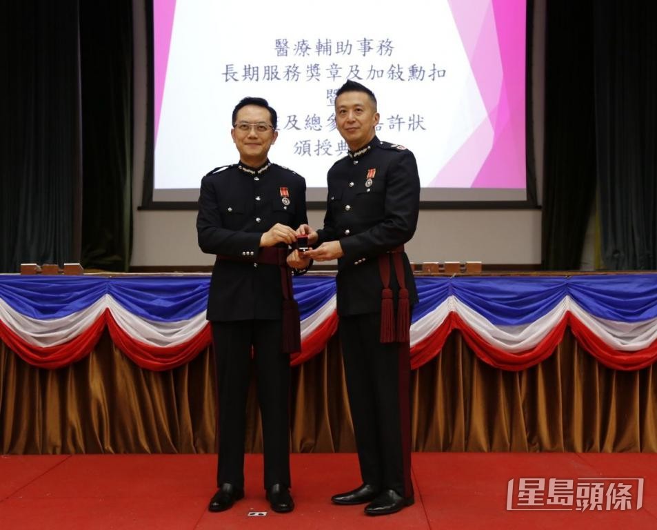 王泰鴻是醫療輔助隊副總監，專責青少年培訓。 受訪者提供