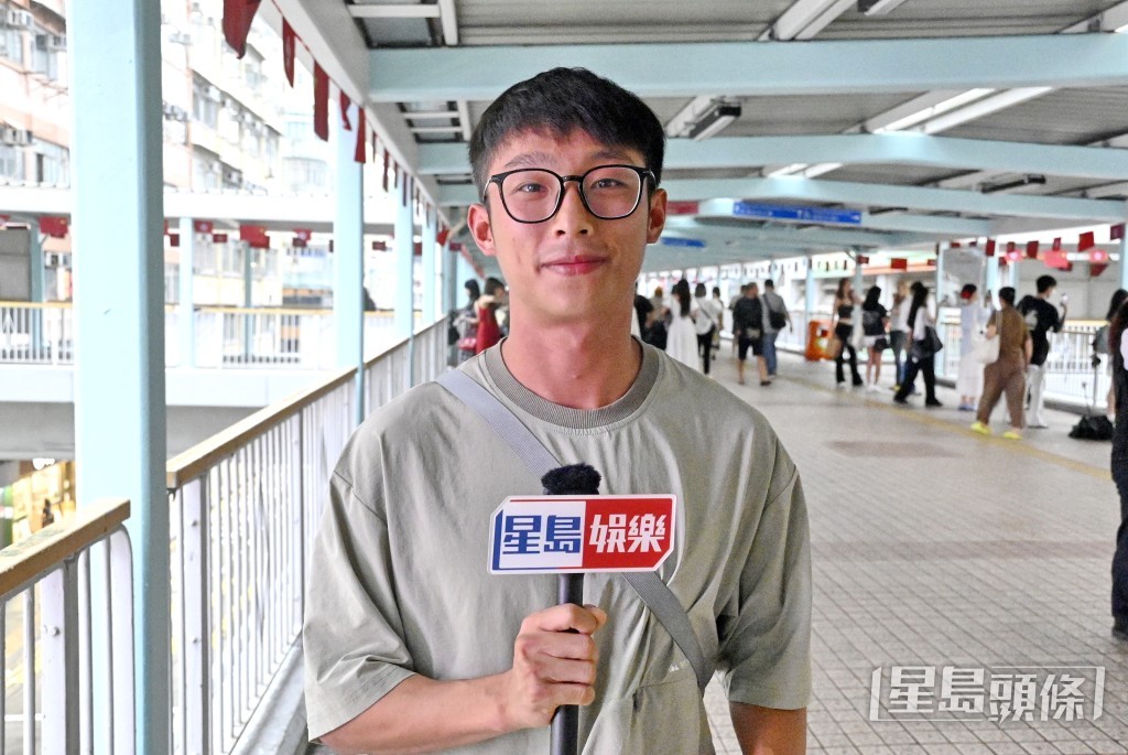 市民陳先生：「見過佢（梁敏巧）對babyface嘅相處，佢都係做同事就好喇！」