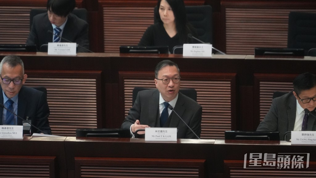 律政司司長林定國。劉駿軒攝