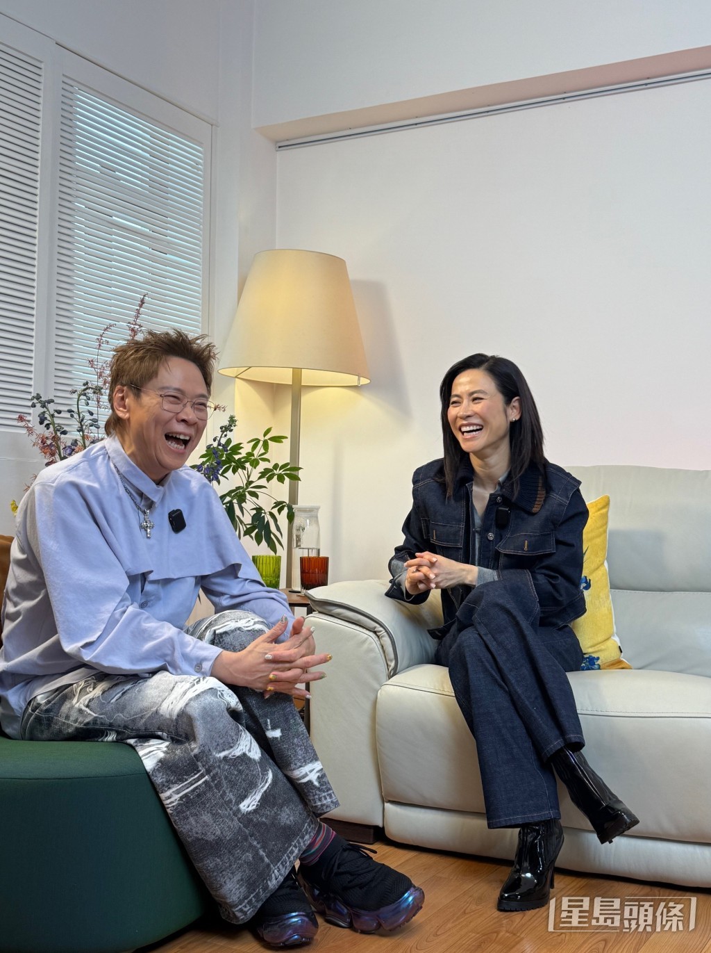 宣萱無所不談。