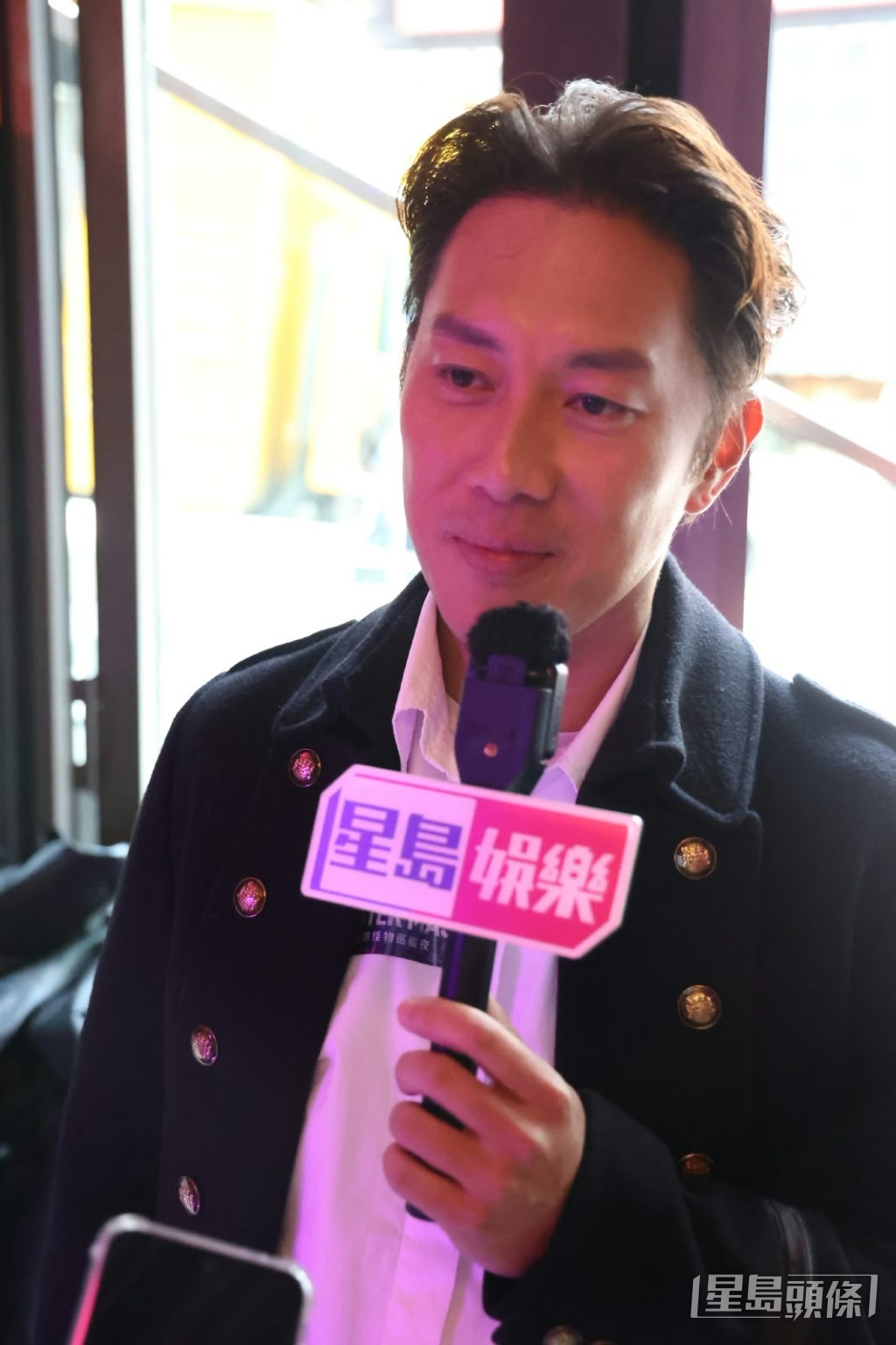 麥秋成否認湯怡轉攻美容界。 麥秋成否認湯怡轉攻美容界。