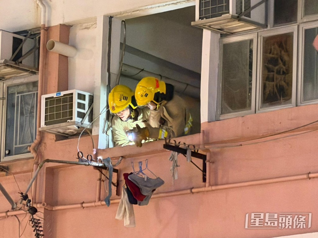 消防在場調查意外原因。