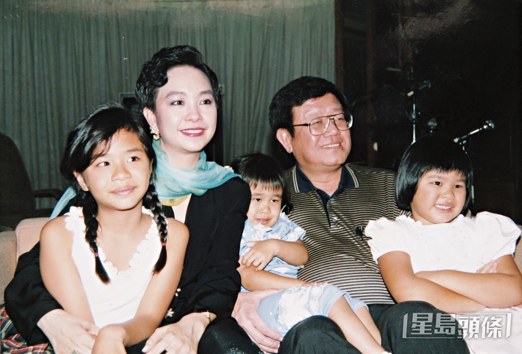 陈秋霞为钟廷森诞下三名女儿。（《东周刊》图片）