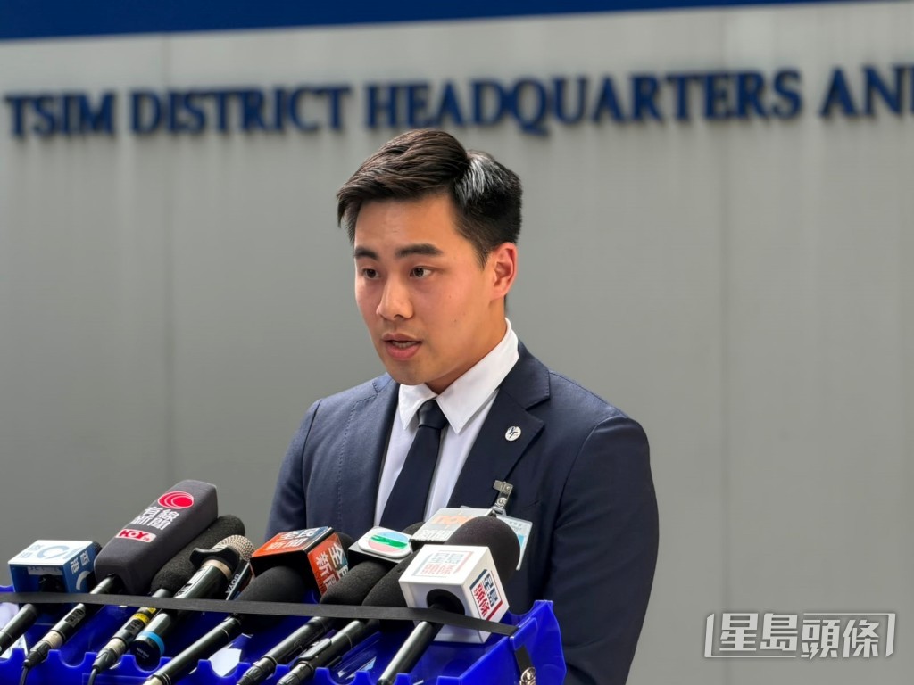 油尖警區刑事情報組主管高級督察韋榮傑。 油尖警區刑事情報組主管高級督察韋榮傑。