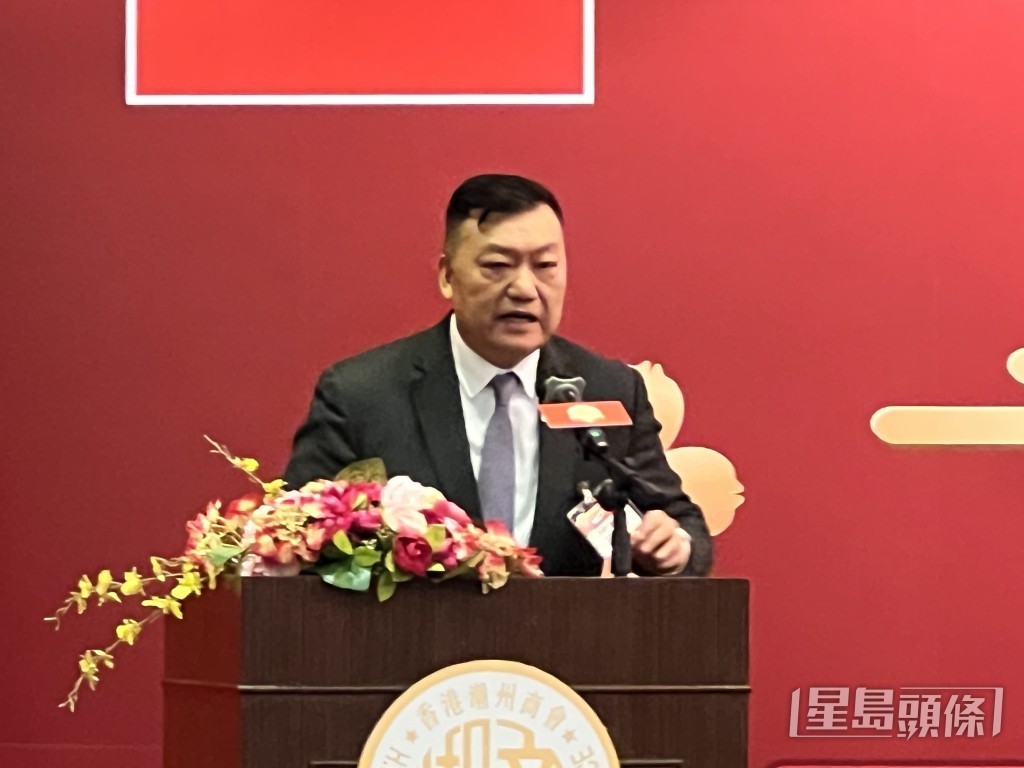 全國政協、潮州商會永遠榮譽會長胡劍江。郭詠欣攝