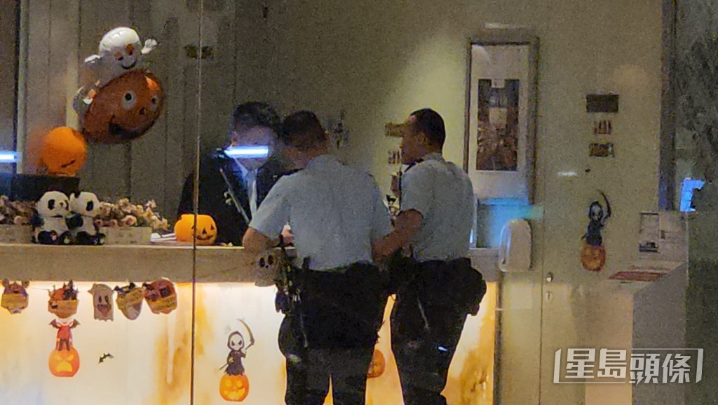 警方到場調查。黎志偉攝 警方到場調查。黎志偉攝