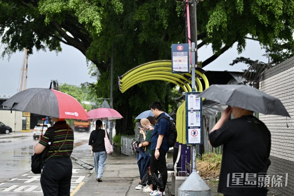 部分地區有雨 部分地區有雨