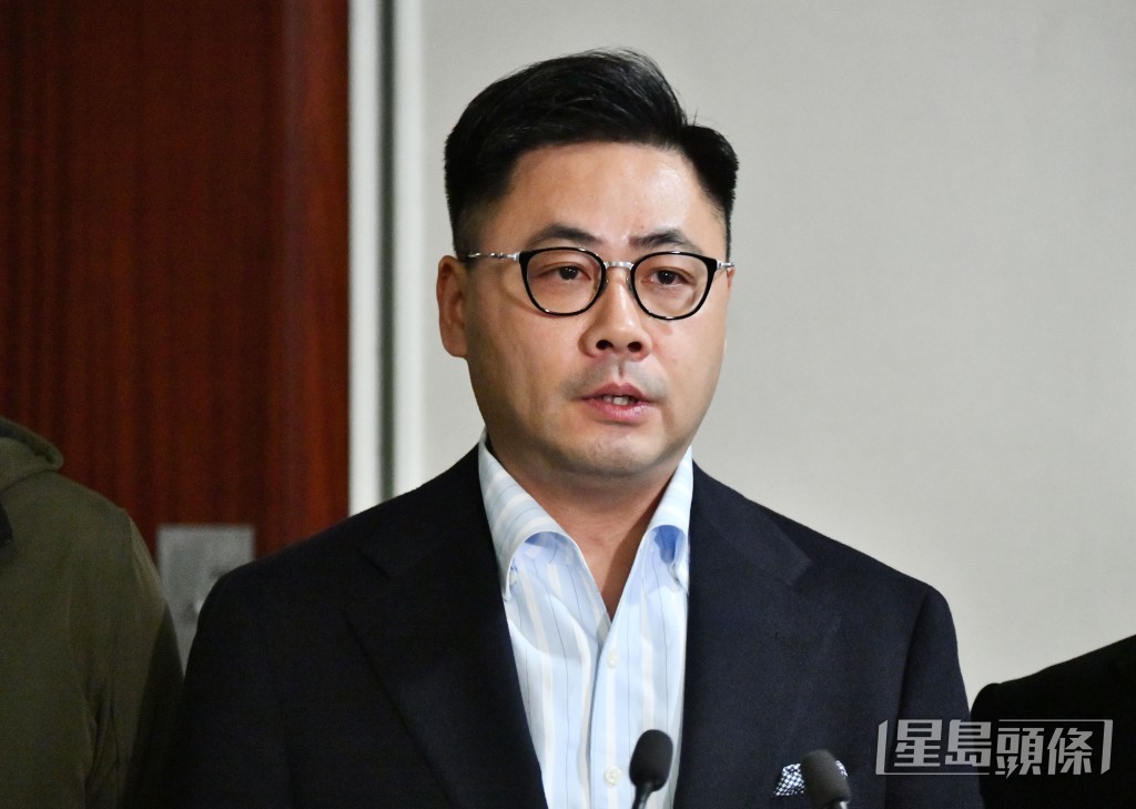 民建聯葉傲冬。 民建聯葉傲冬。