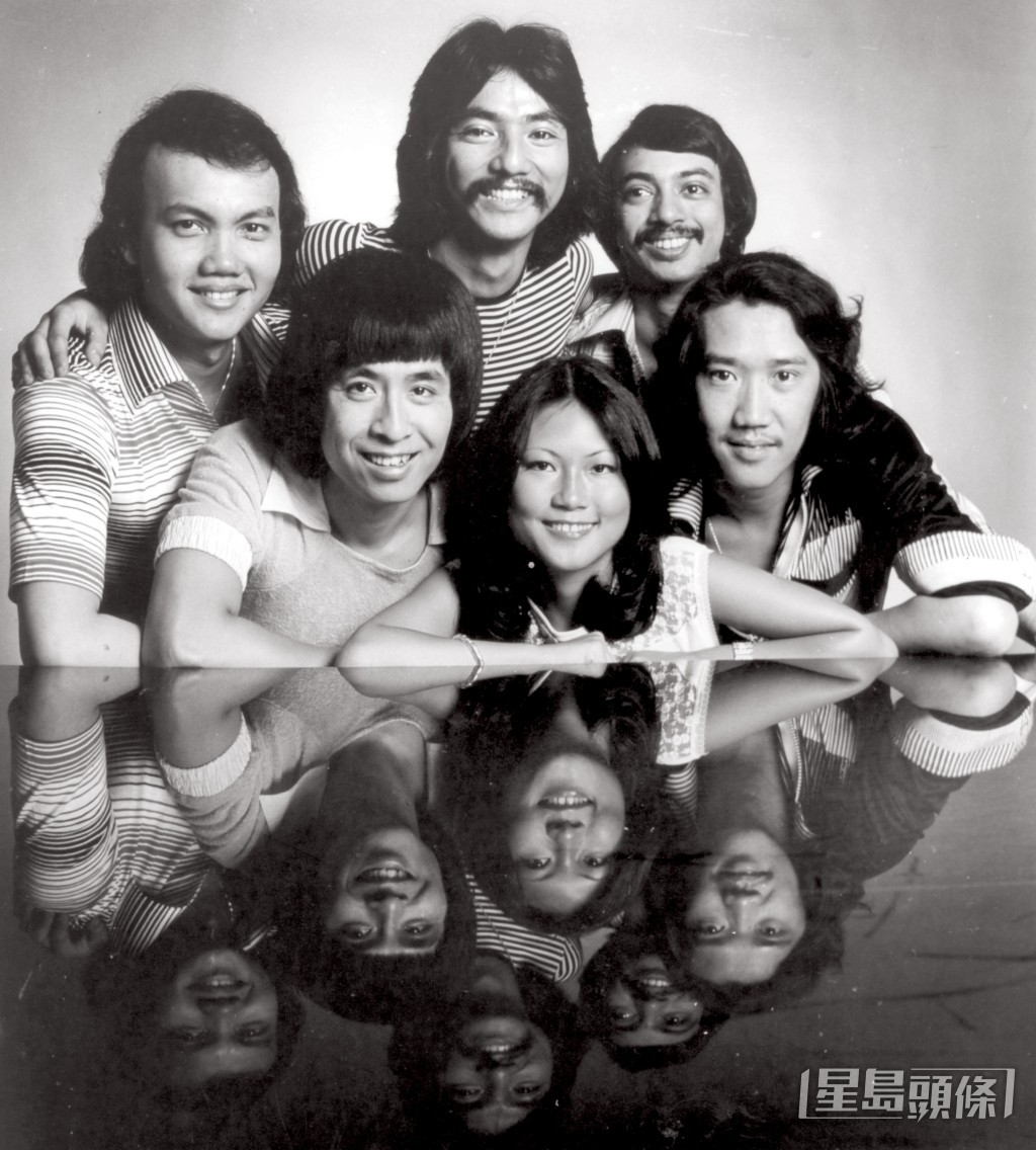 葉振棠70年代，陳潔靈、鍾定一等組成樂隊組合Topnotes。