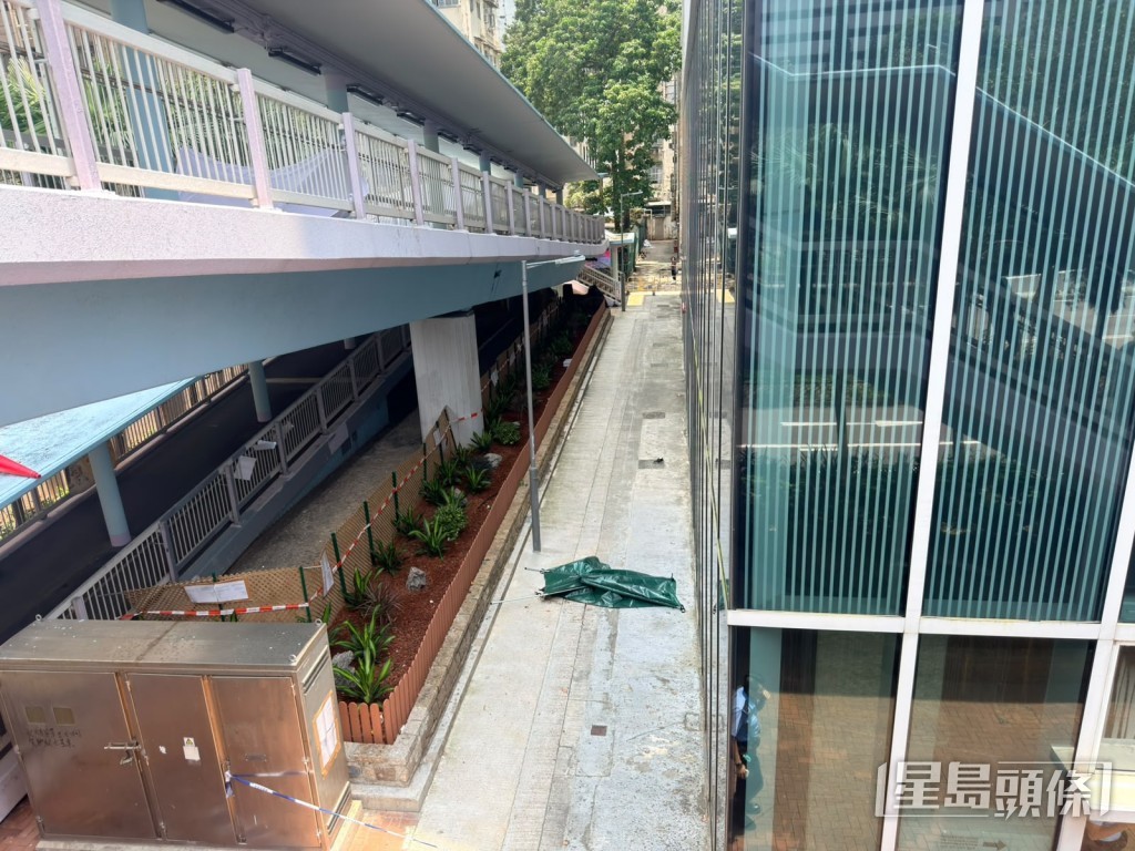 女子墮酒店對開當場不治。梁國峰攝