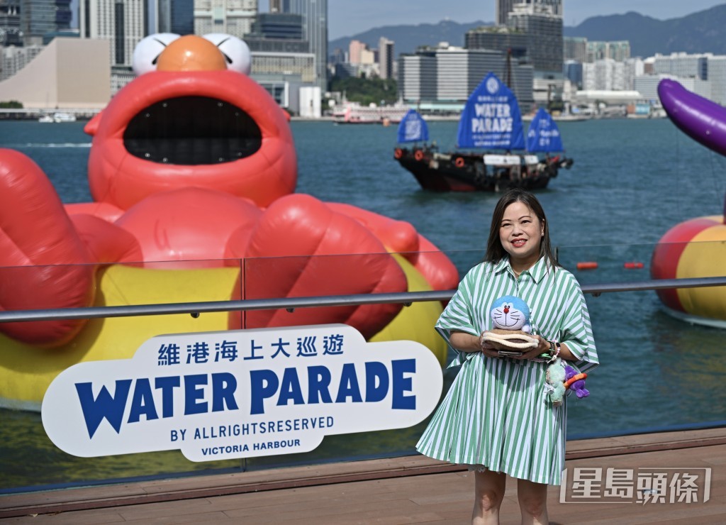 羅淑佩表示,「維港海上大巡遊」將來自不同地方的人氣 IP 結合世界知名的維多利亞港美景。 羅淑佩表示,「維港海上大巡遊」將來自不同地方的人氣 IP 結合世界知名的維多利亞港美景。