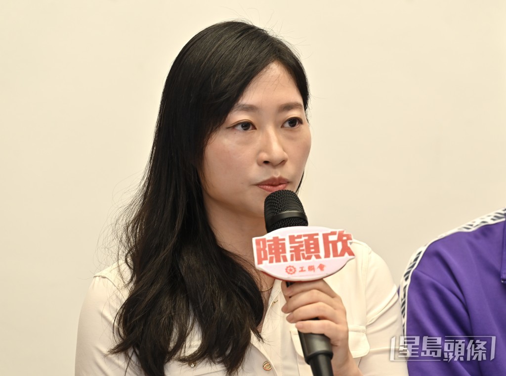 工聯會立法會陳穎欣。鍾健華攝 工聯會立法會陳穎欣。鍾健華攝