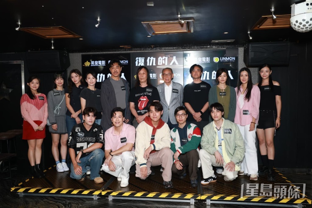 新片中劉青雲和多位新演員合作。 新片中劉青雲和多位新演員合作。