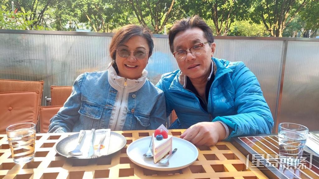 陳淑賢指，丈夫是抗病路上強大後盾。 受訪者提供