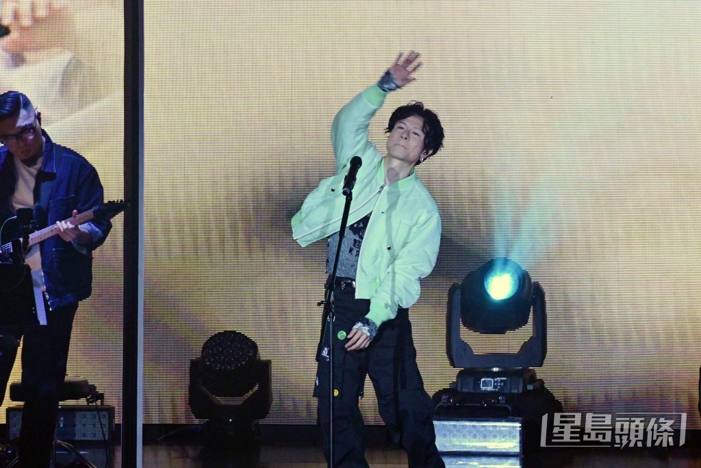陳健安昨晚舉行首場個人實體演唱會。