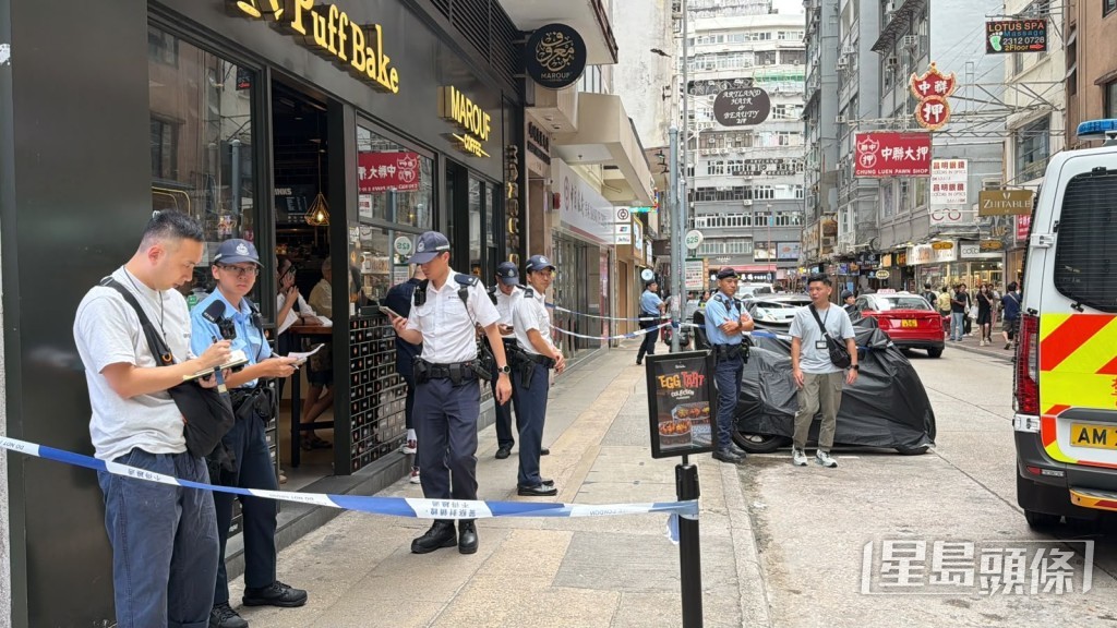 警方封路調查事件。劉漢權攝