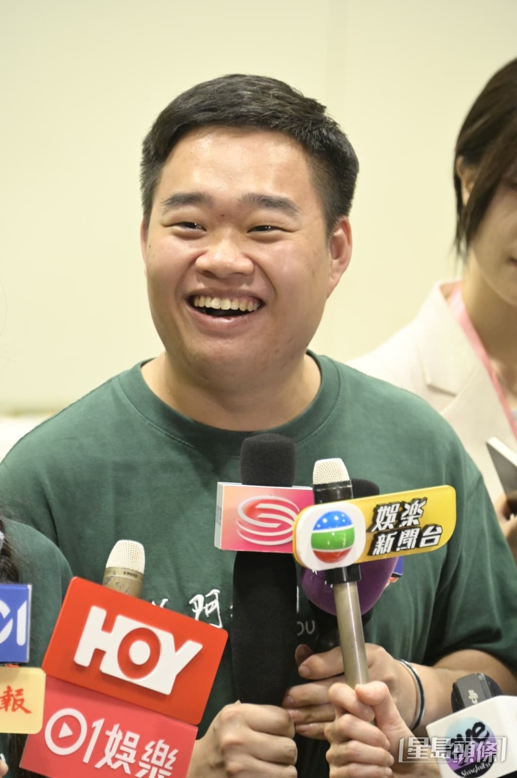 問到電影會否開Part 2?他笑言這個暫時保密交給導演決定。 問到電影會否開Part 2?他笑言這個暫時保密交給導演決定。