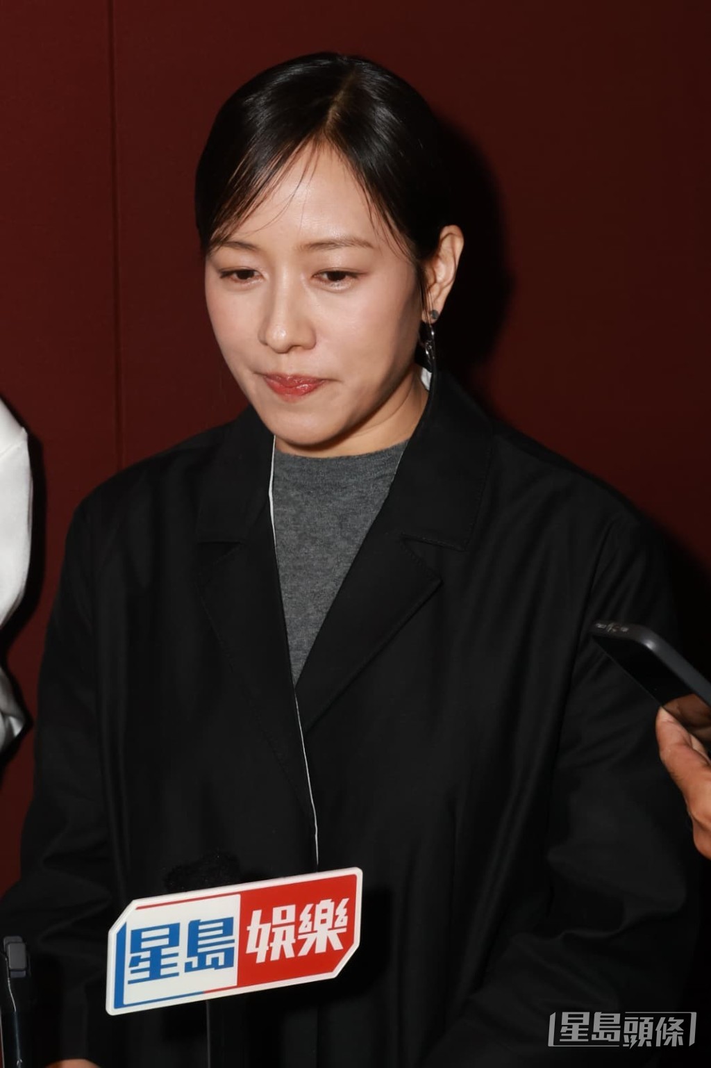 林嘉欣以英文演出。