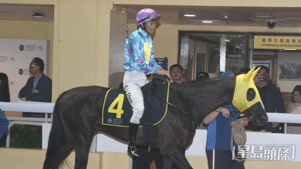 「領航天子」服役至今唯一頭馬在同程取得。