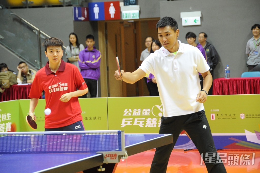 陳展鵬本是一名乒乓球香港青年隊成員。