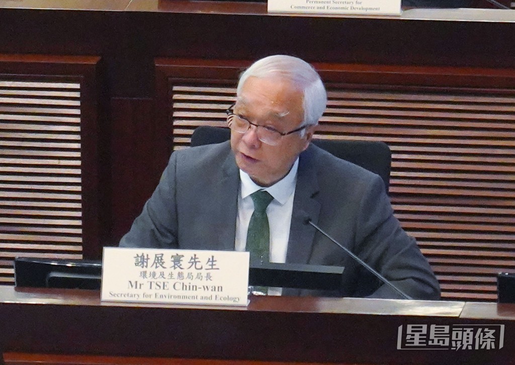 環境及生態局局長謝展寰。